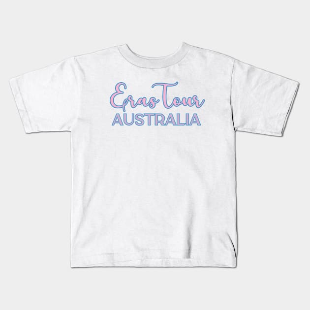 Eras Tour Australia Kids T-Shirt by Likeable Design